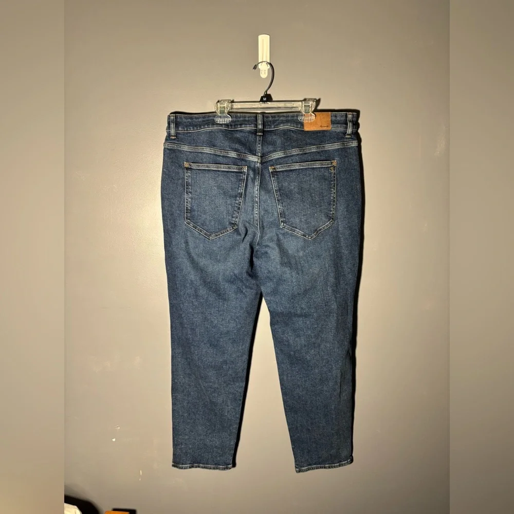 Madewell Plus Curvy Mid-Rise Stovepipe Jeans in Deming Wash Size 18W - Picture 4 of 7